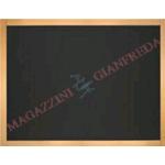 LAVAGNA SINTETICA NERA CORNICE IN LEGNO CM  60 X 90